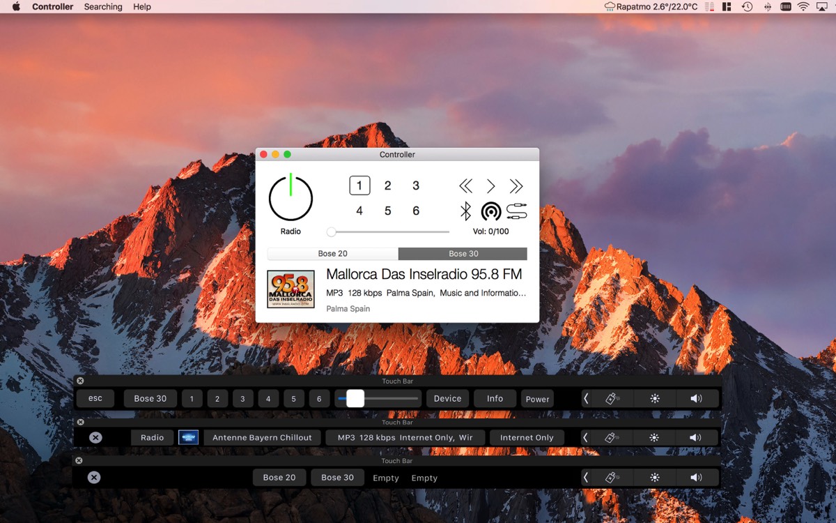 Companion for Bose SoundTouch auf dem Mac